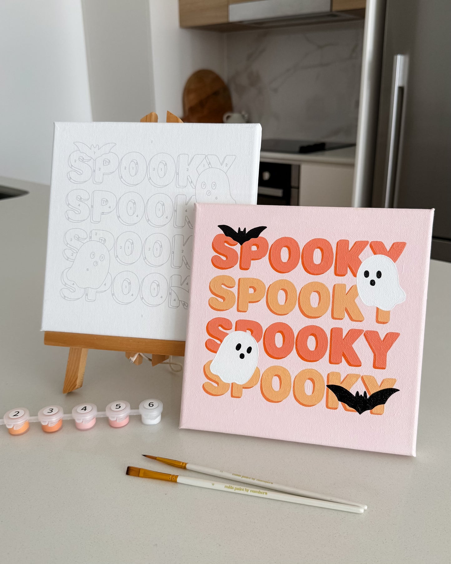 "Sweet & Spooky" 8x8 Paint by Number Kit