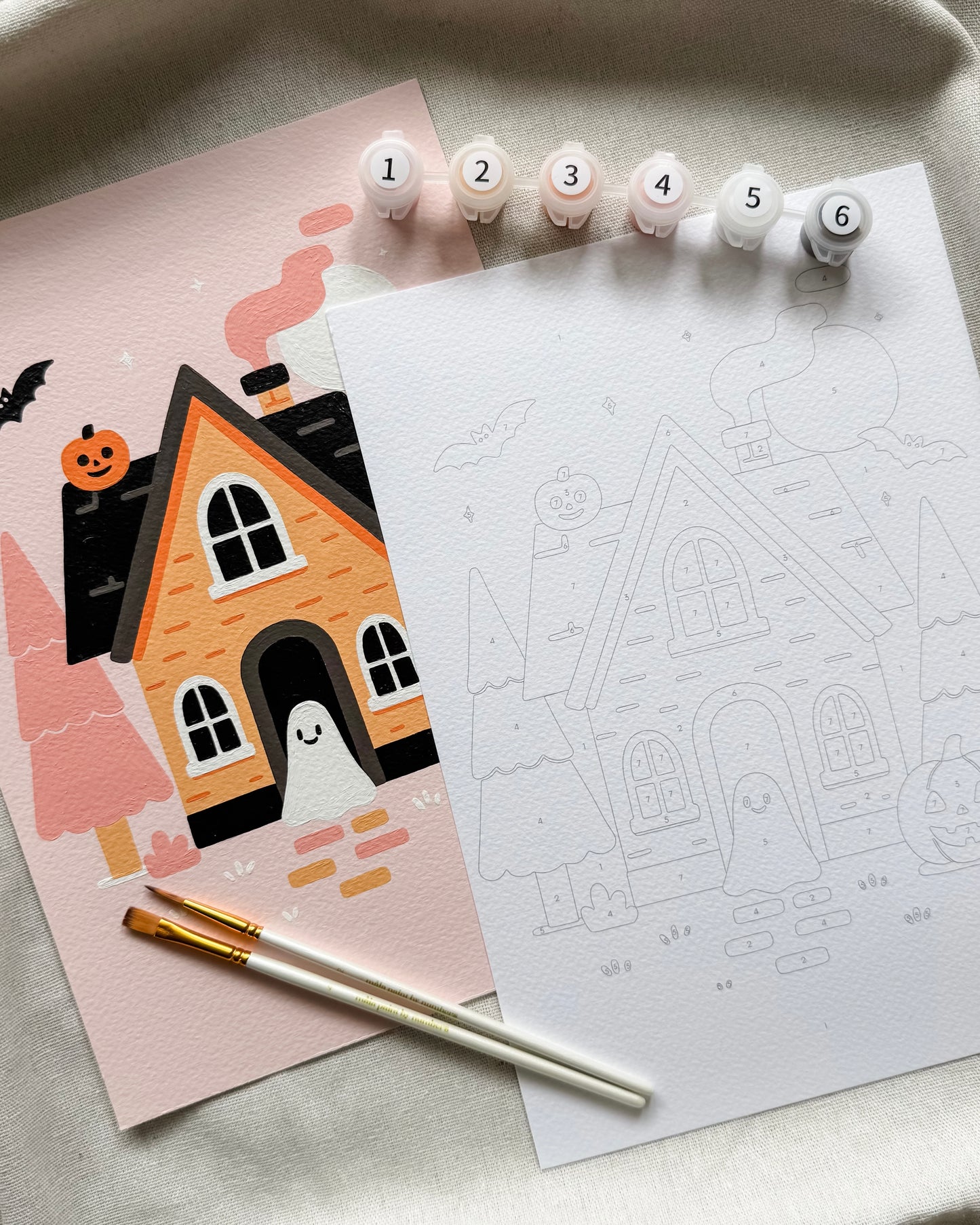 "Midnight Manor" A4 Paint by Number Kit