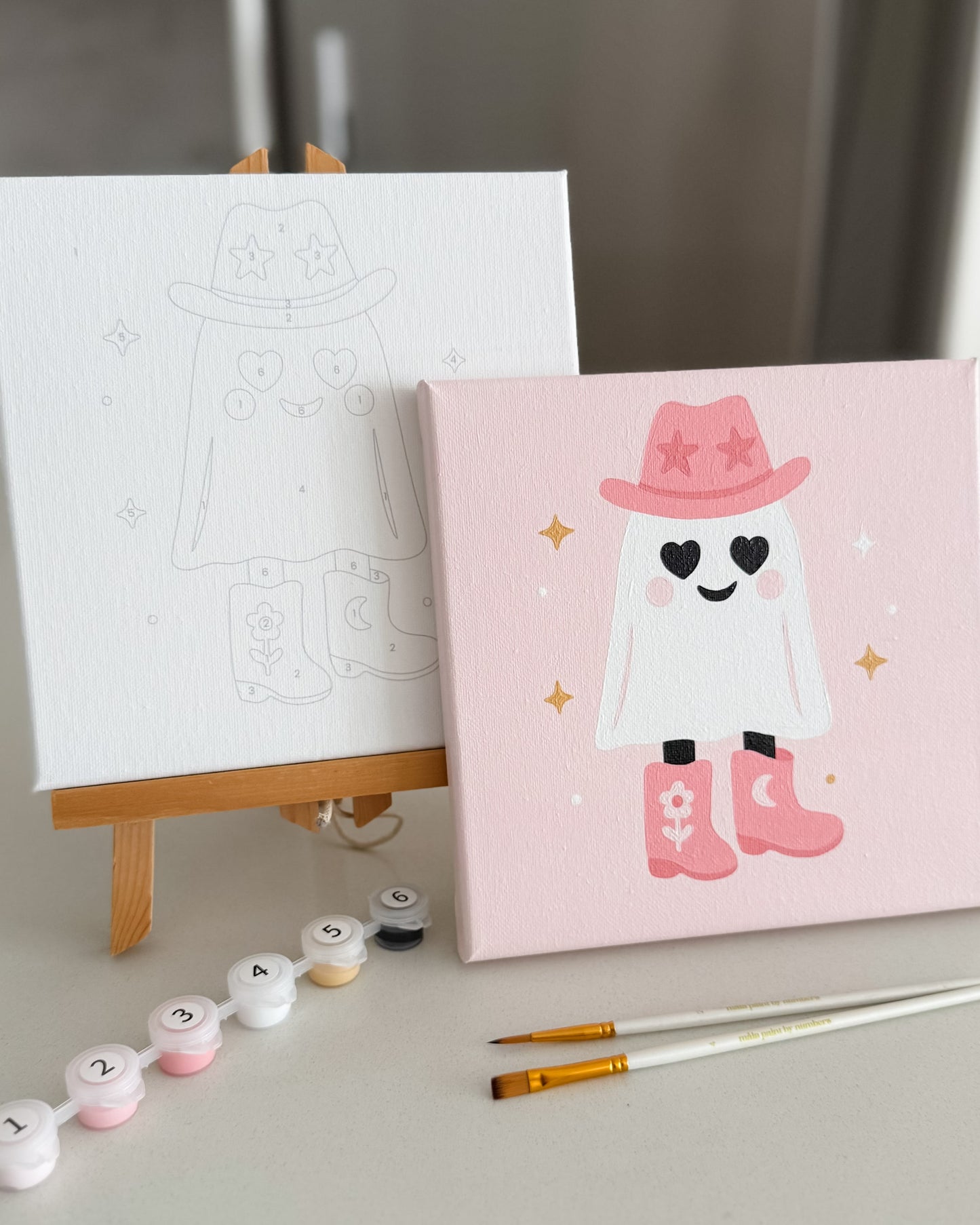 "Howdy Boo!" 8x8 Paint by Number Kit