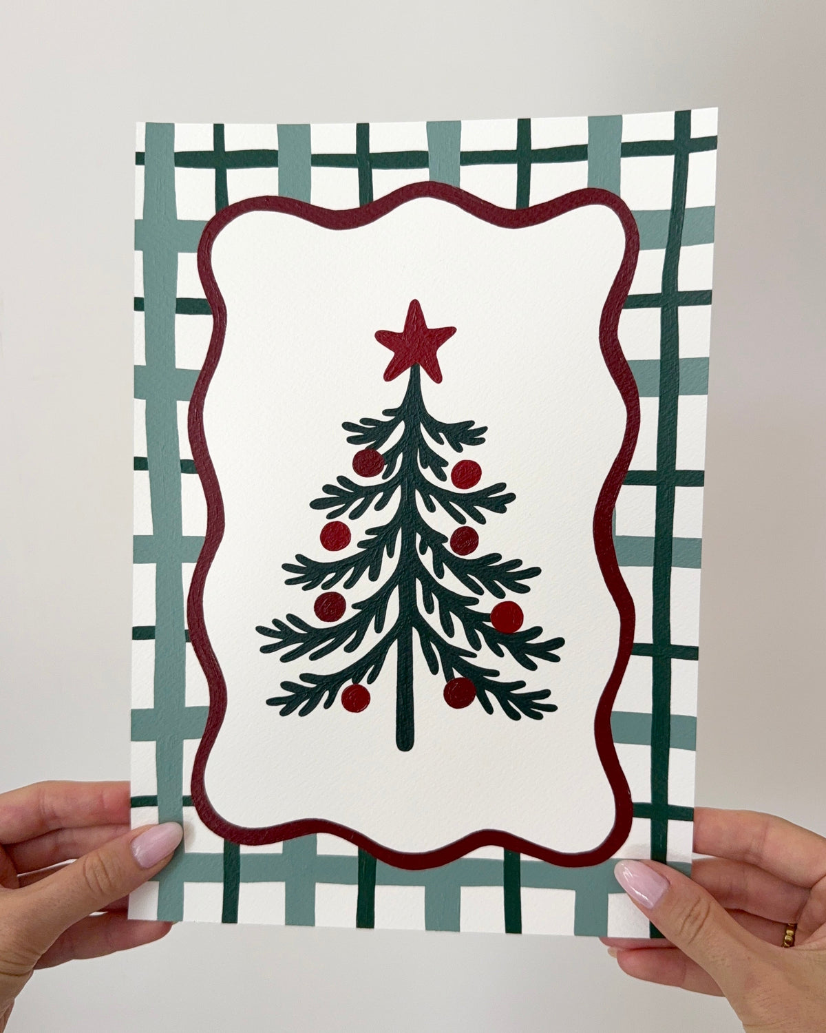 "Merry & Bright" A4 Paint by Number Kit