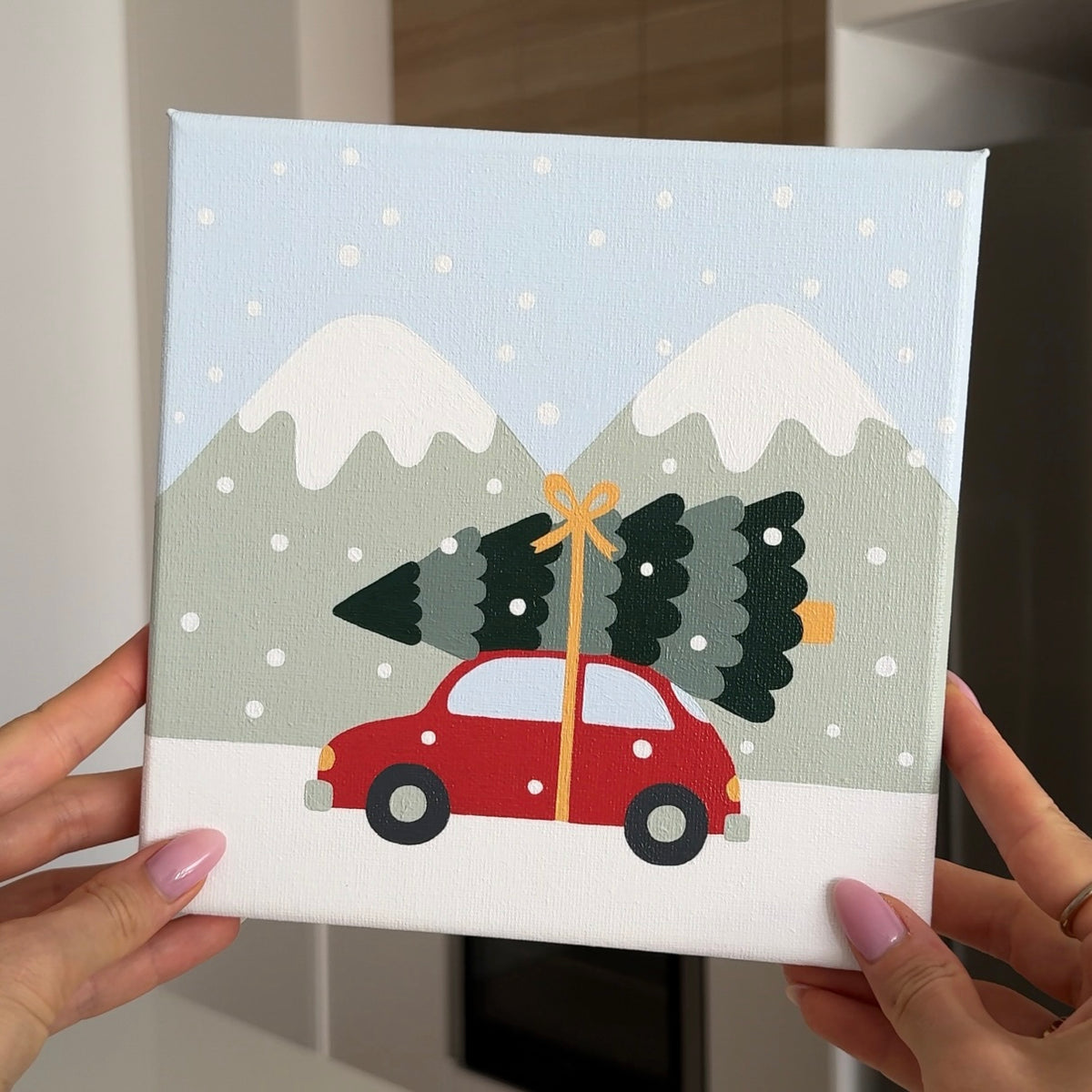 MÅLA x ASHLEIGH GREEN "'Tis the Season" 8x8 Paint by Number Kit