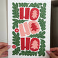 "HoHoHo" A4 Paint by Number Kit