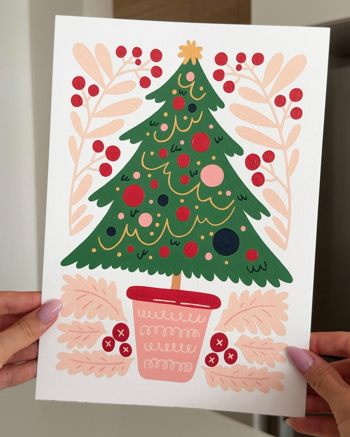 "O Christmas Tree" A4 Paint by Number Kit